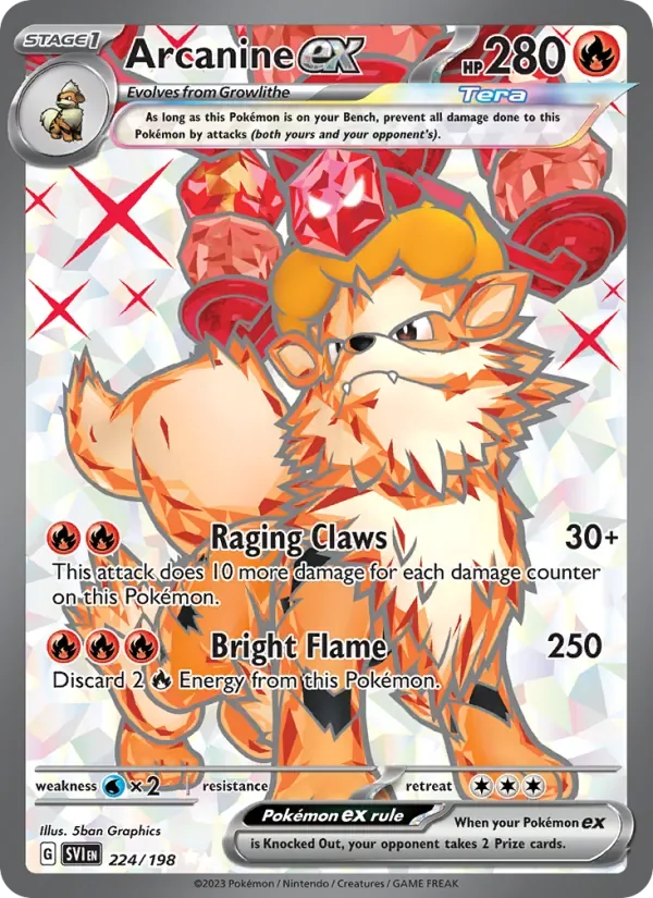 Arcanine ex, Scarlet & Violet