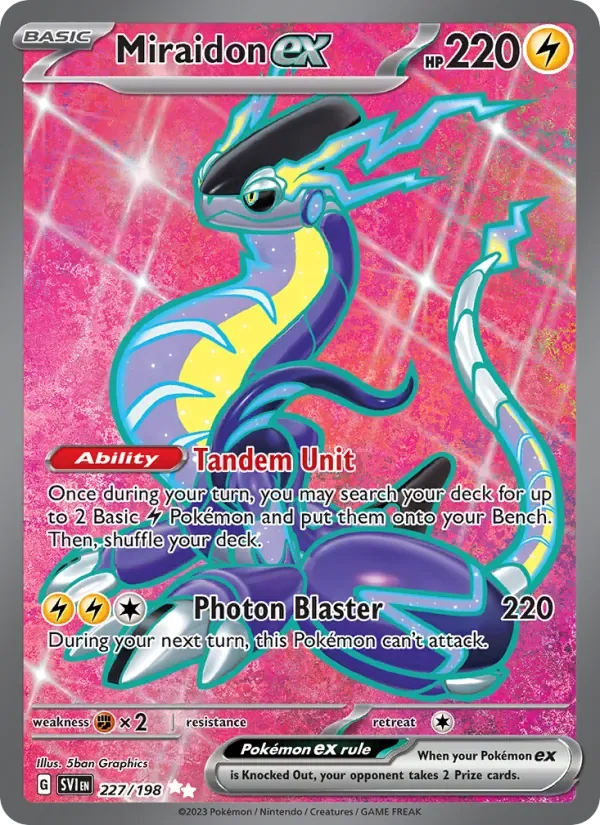 Miraidon ex, Scarlet & Violet