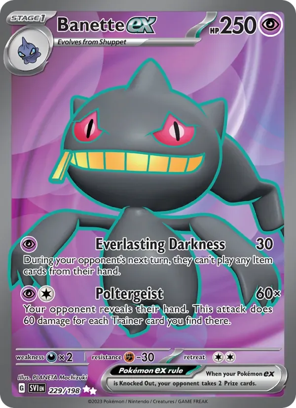 Banette ex, Scarlet & Violet