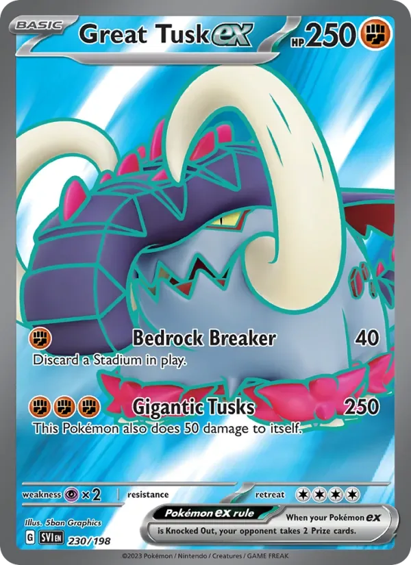 Great Tusk ex, Scarlet & Violet