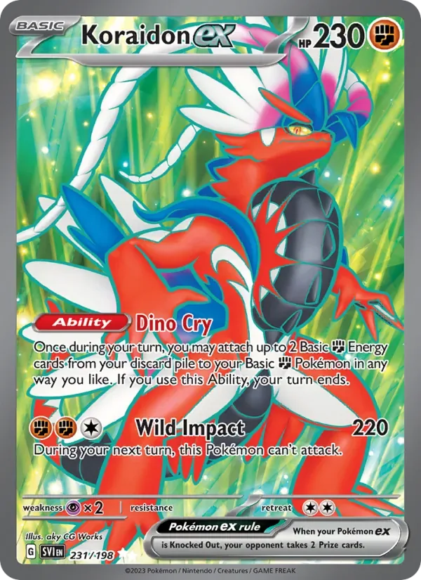 Koraidon ex, Scarlet & Violet