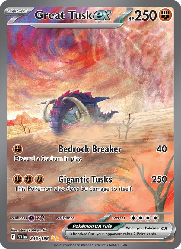 Great Tusk ex, Scarlet & Violet