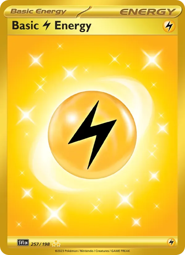 Basic Lightning Energy, Scarlet & Violet