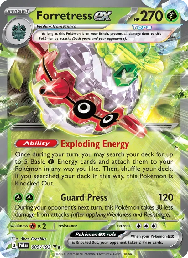Forretress ex, Paldea Evolved