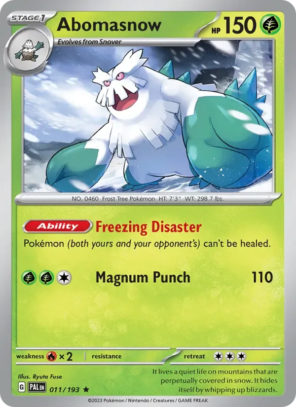 Abomasnow, Paldea Evolved
