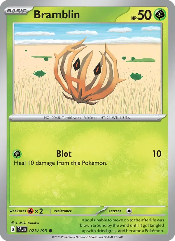 Bramblin, Paldea Evolved
