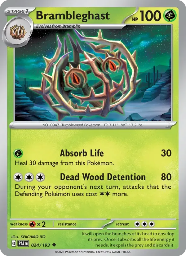Brambleghast, Paldea Evolved