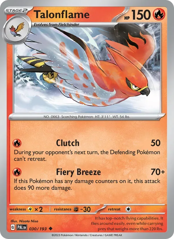 Talonflame, Paldea Evolved