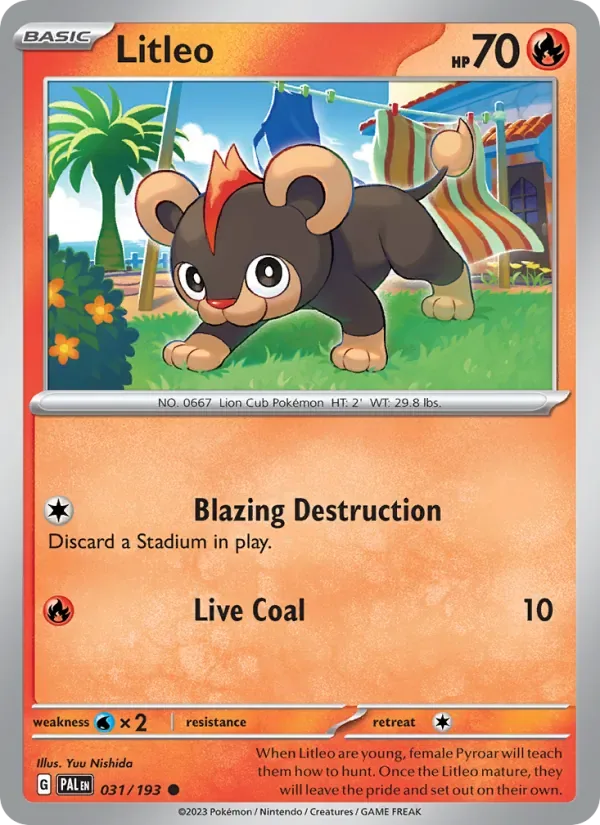 Litleo, Paldea Evolved