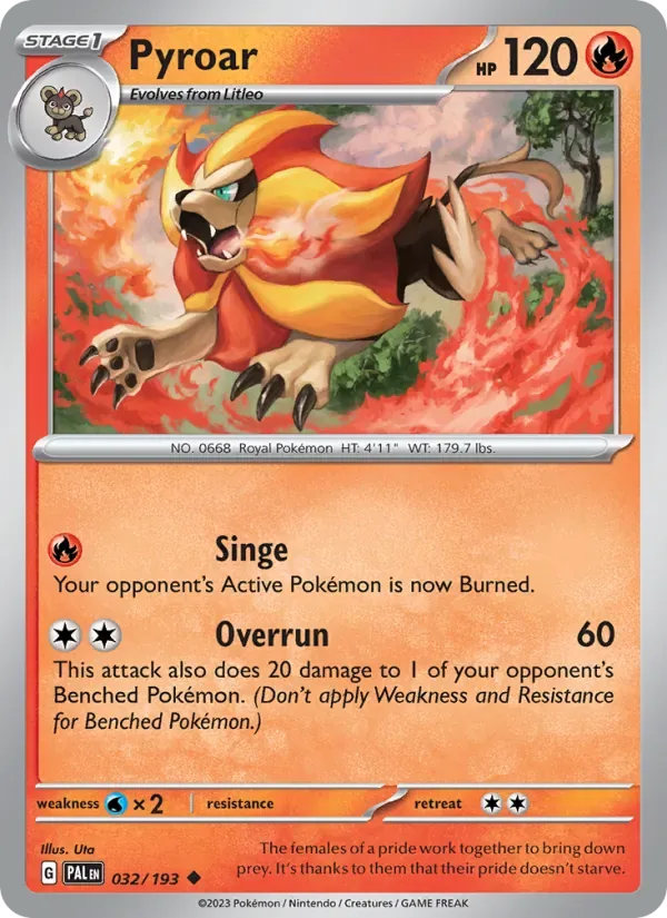 Pyroar, Paldea Evolved