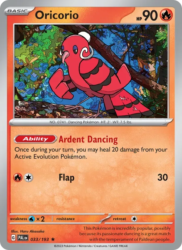 Oricorio, Paldea Evolved
