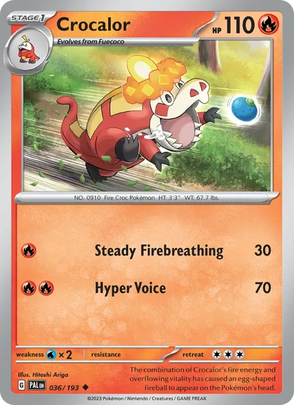 Crocalor, Paldea Evolved