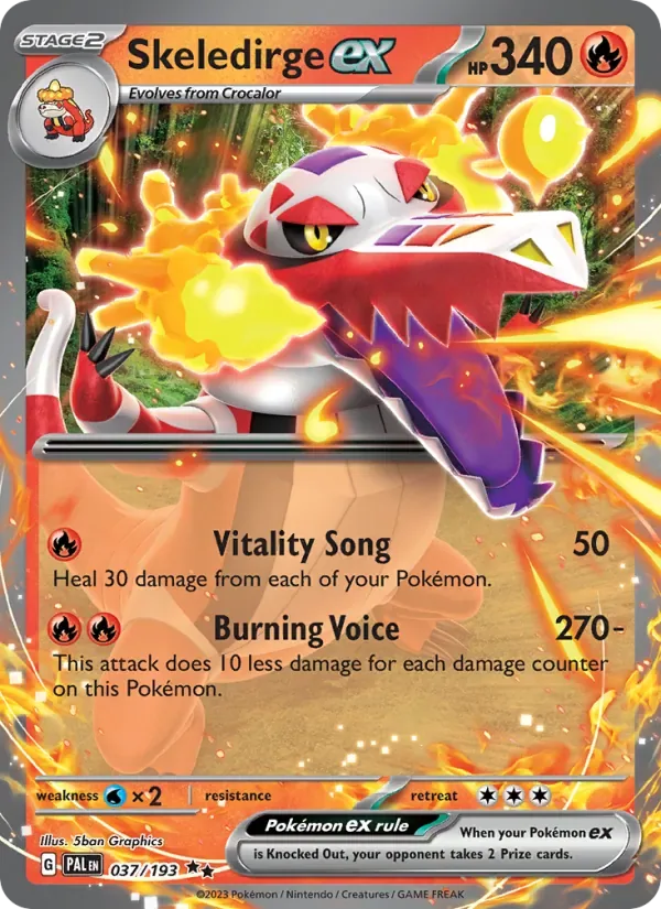 Skeledirge ex, Paldea Evolved