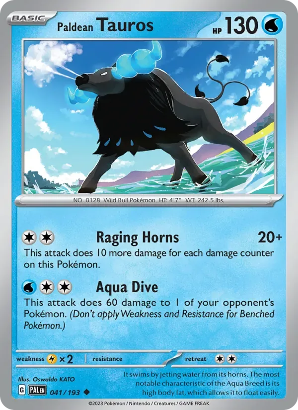 Paldean Tauros, Paldea Evolved