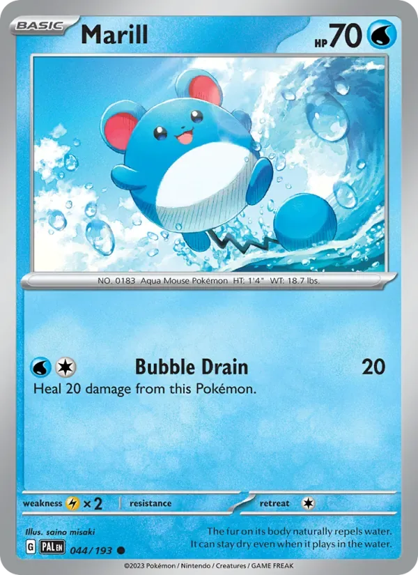 Marill, Paldea Evolved