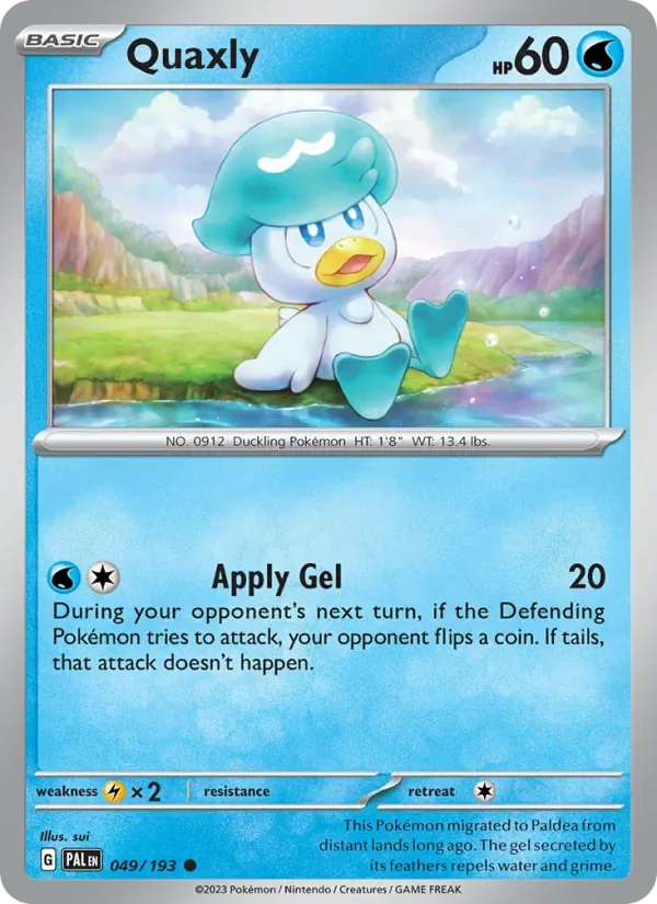 Quaxly, Paldea Evolved