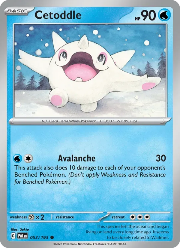 Cetoddle, Paldea Evolved
