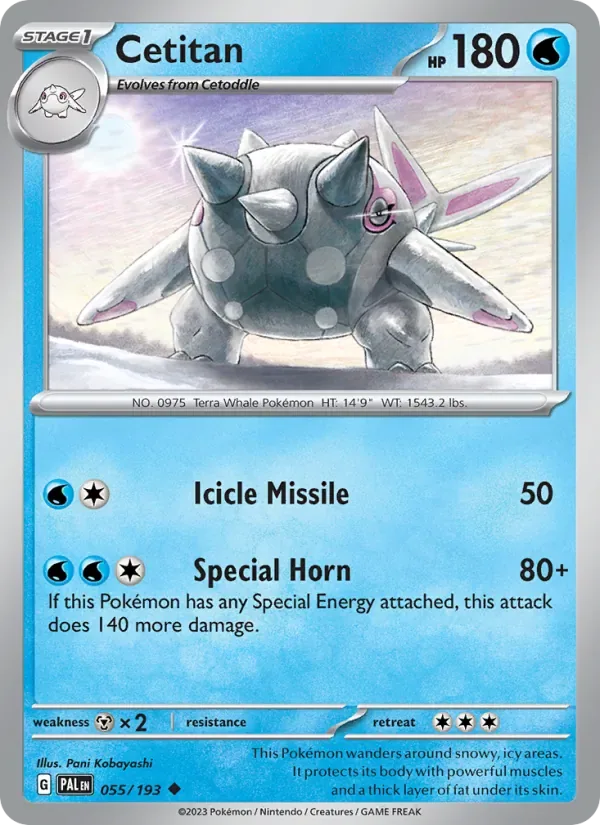 Cetitan, Paldea Evolved
