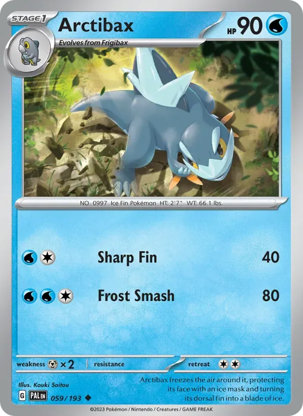 Arctibax, Paldea Evolved
