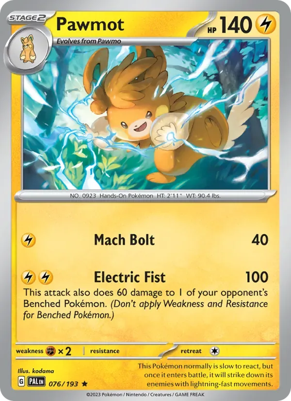 Pawmot, Paldea Evolved
