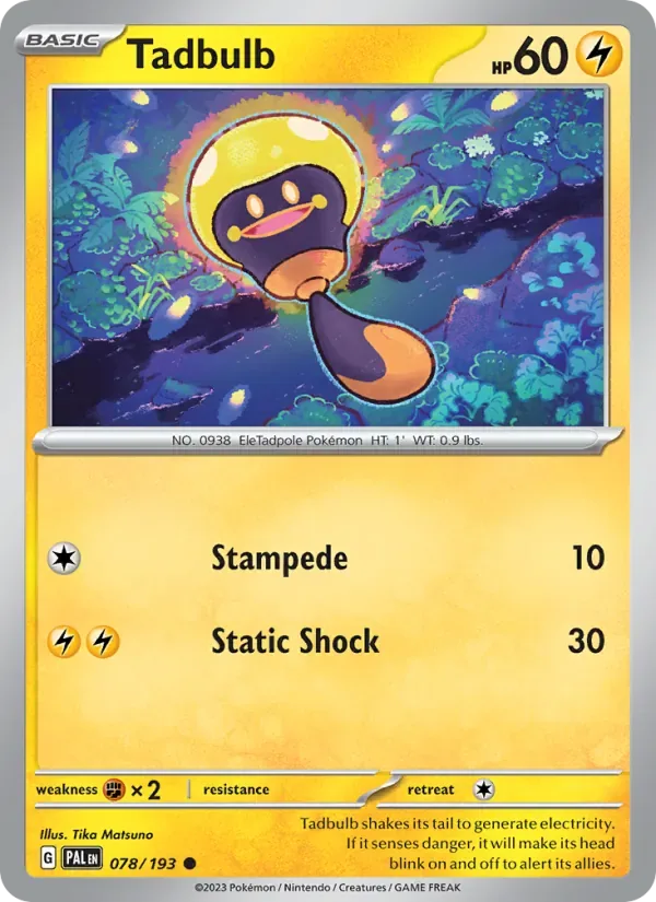 Tadbulb, Paldea Evolved