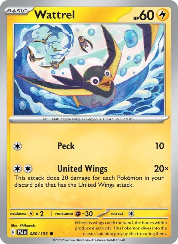 Wattrel, Paldea Evolved