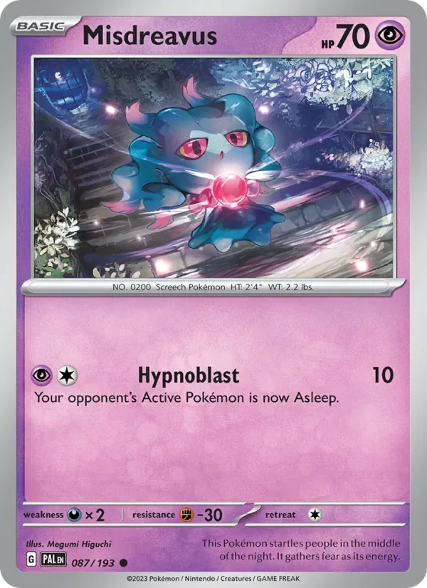 Misdreavus, Paldea Evolved