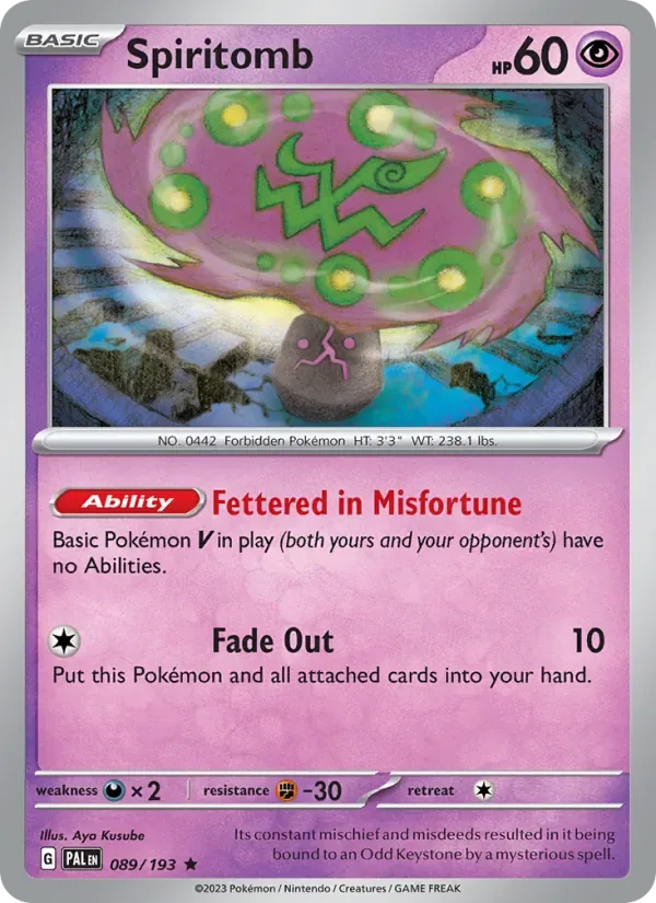 Spiritomb, Paldea Evolved