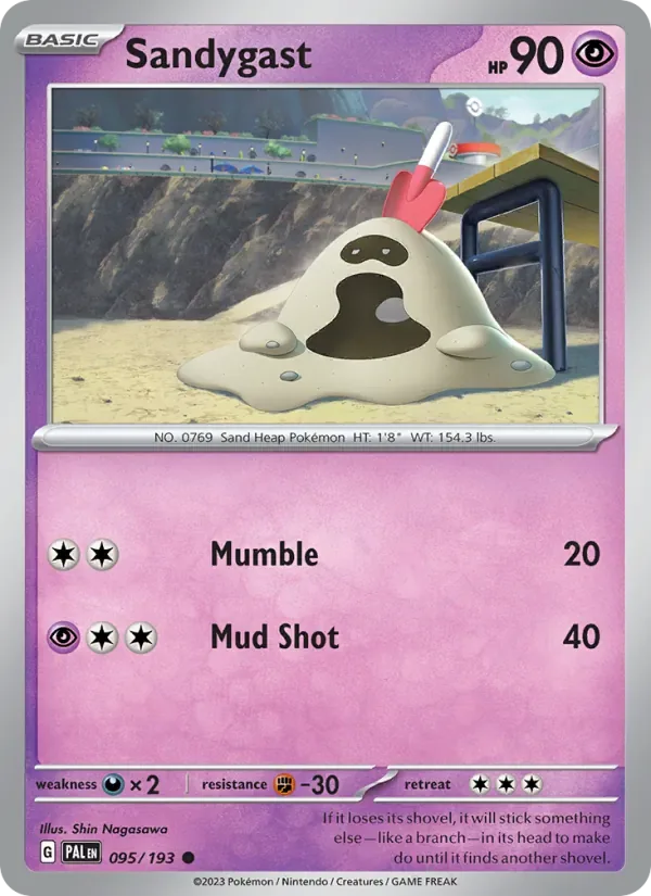 Sandygast, Paldea Evolved