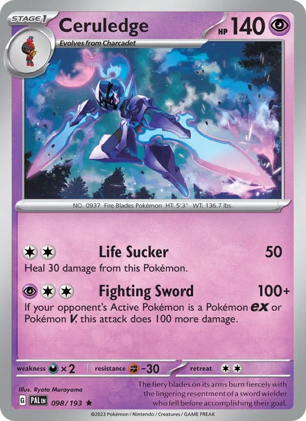 Ceruledge, Paldea Evolved