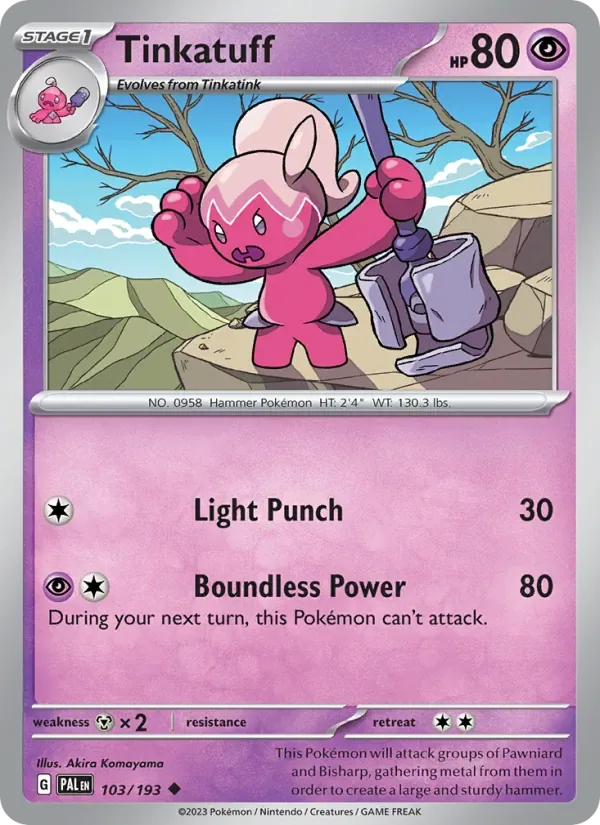 Tinkatuff, Paldea Evolved
