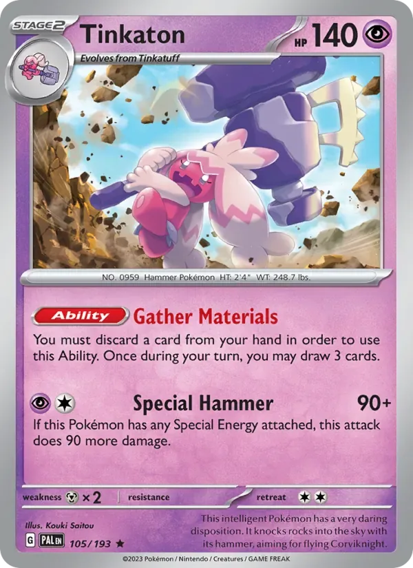 Tinkaton, Paldea Evolved