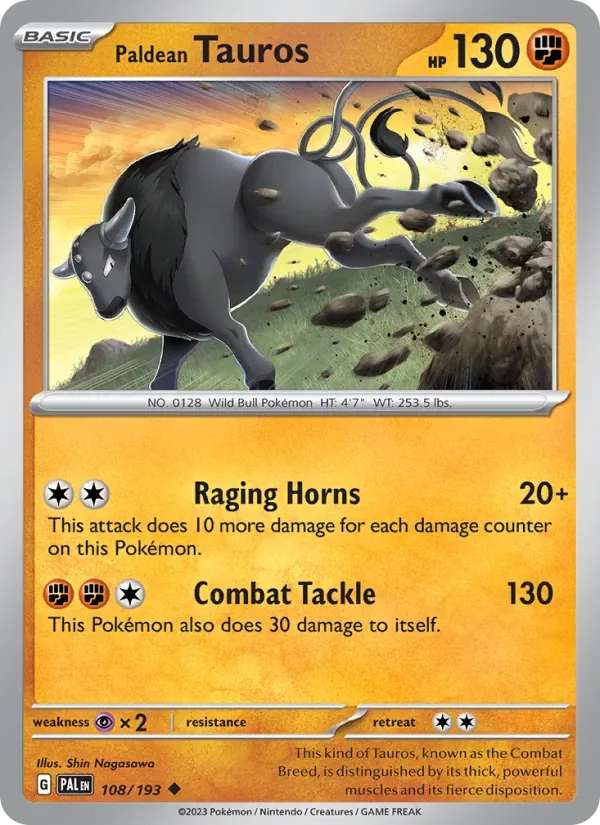 Paldean Tauros, Paldea Evolved