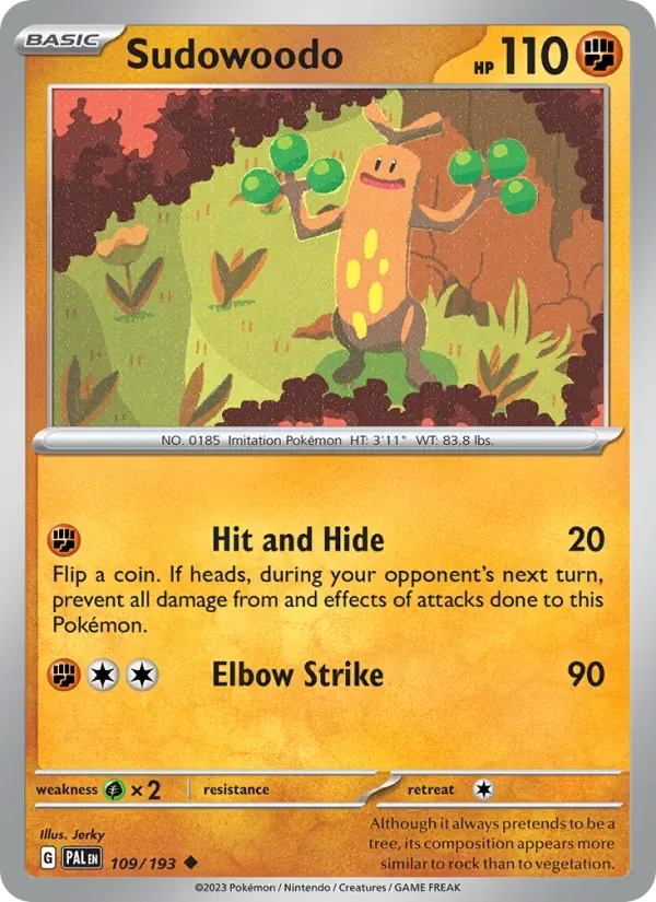 Sudowoodo, Paldea Evolved