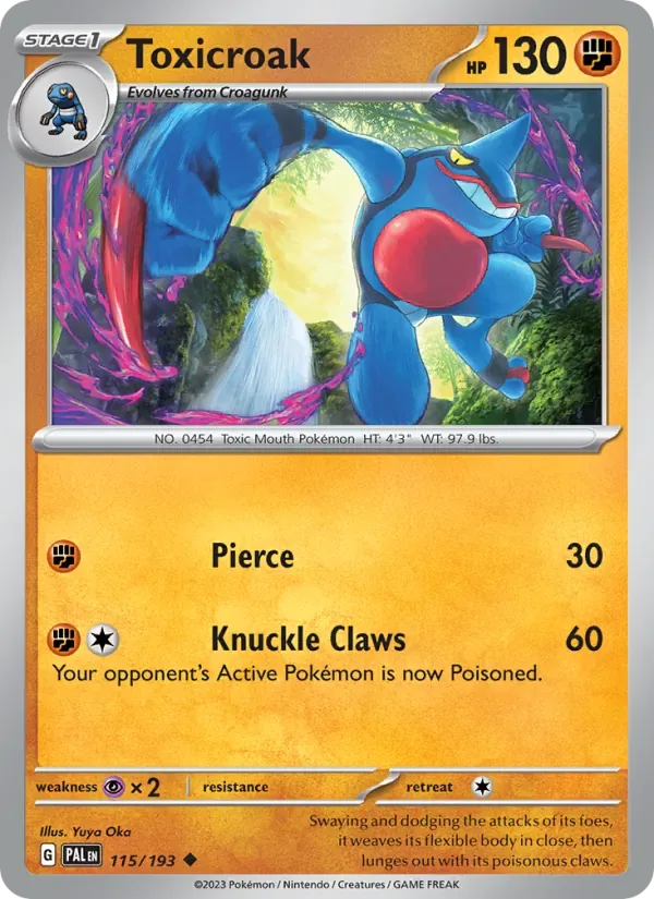 Toxicroak, Paldea Evolved