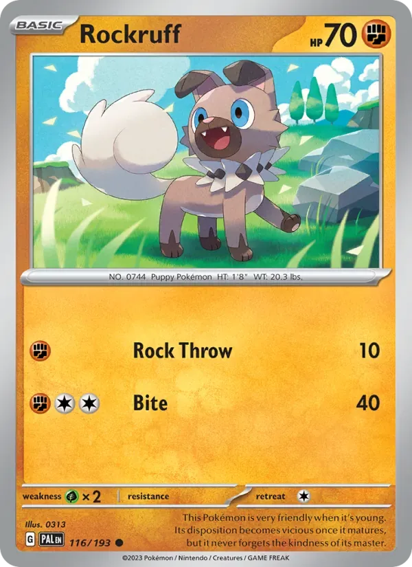 Rockruff, Paldea Evolved