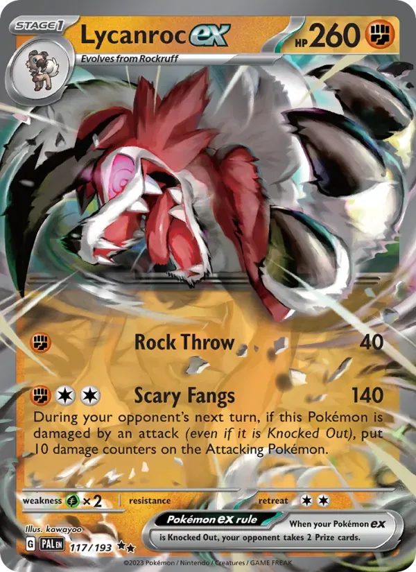 Lycanroc ex, Paldea Evolved
