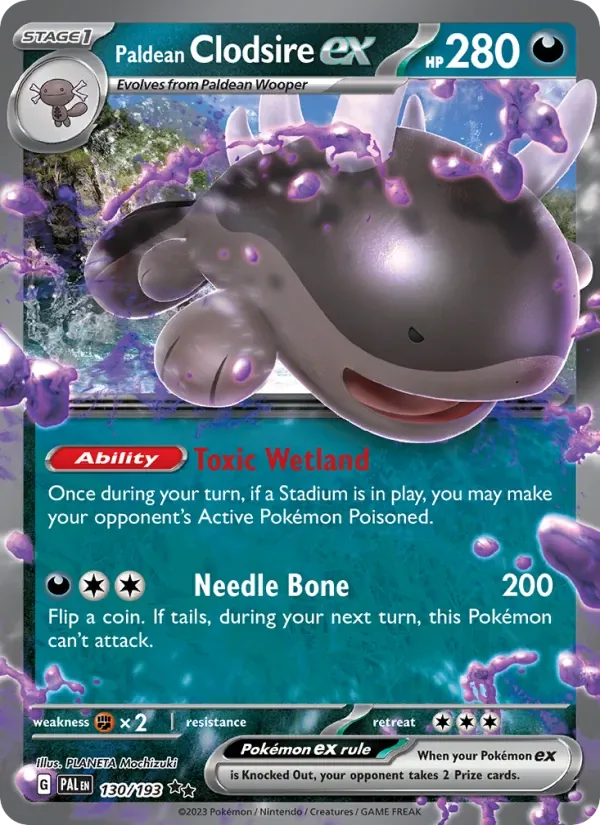 Paldean Clodsire ex, Paldea Evolved