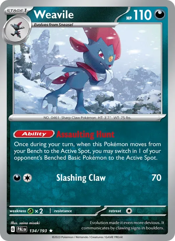 Weavile, Paldea Evolved