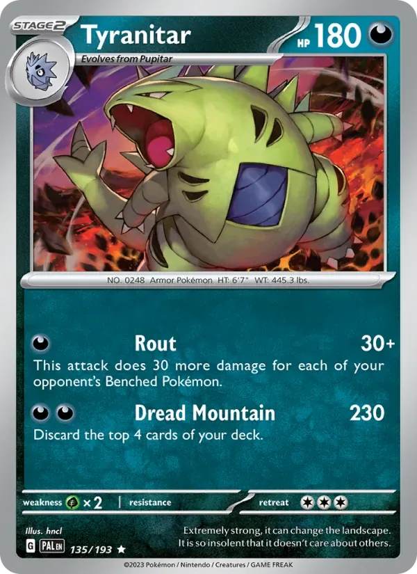 Tyranitar, Paldea Evolved