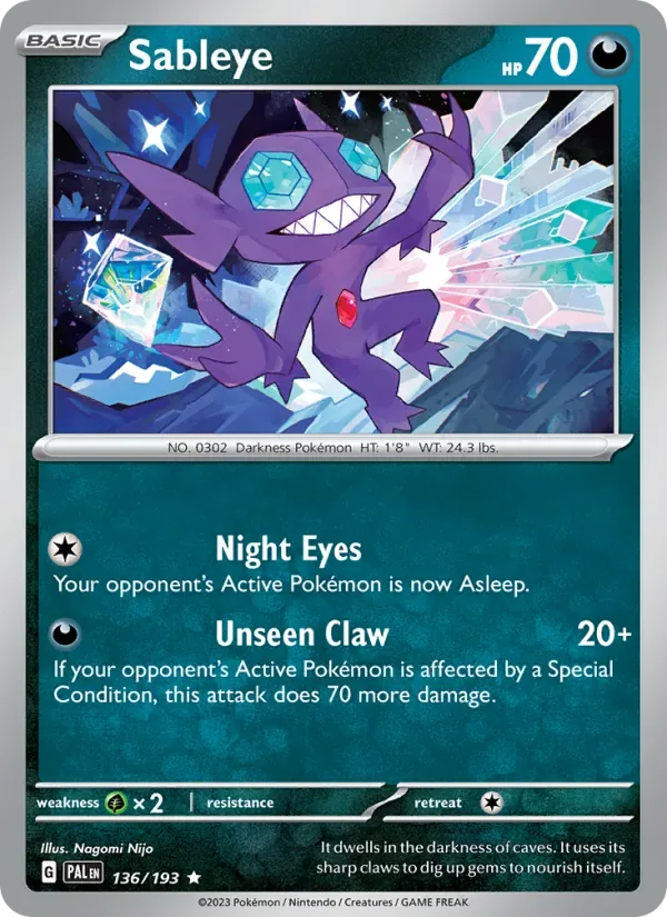 Sableye, Paldea Evolved