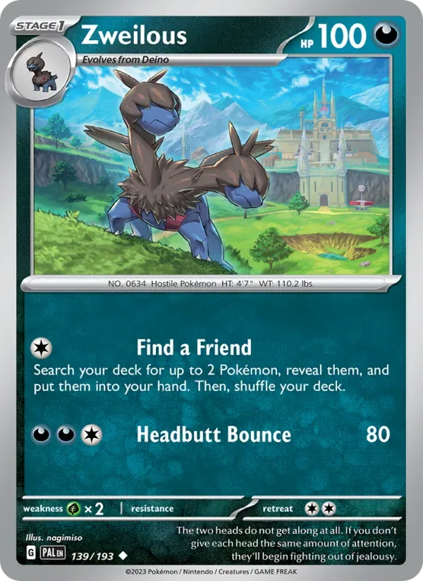 Zweilous, Paldea Evolved