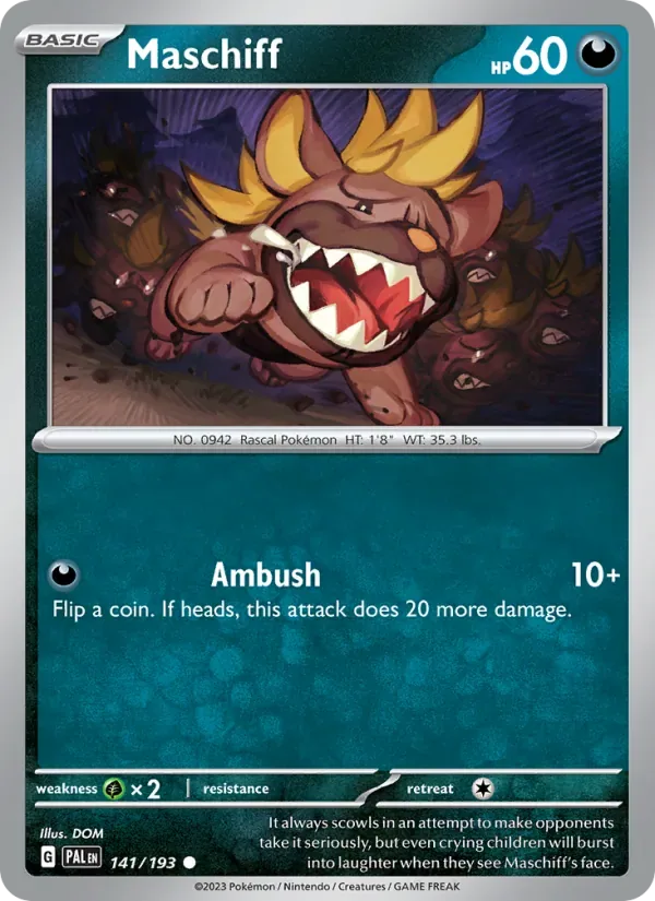 Maschiff, Paldea Evolved