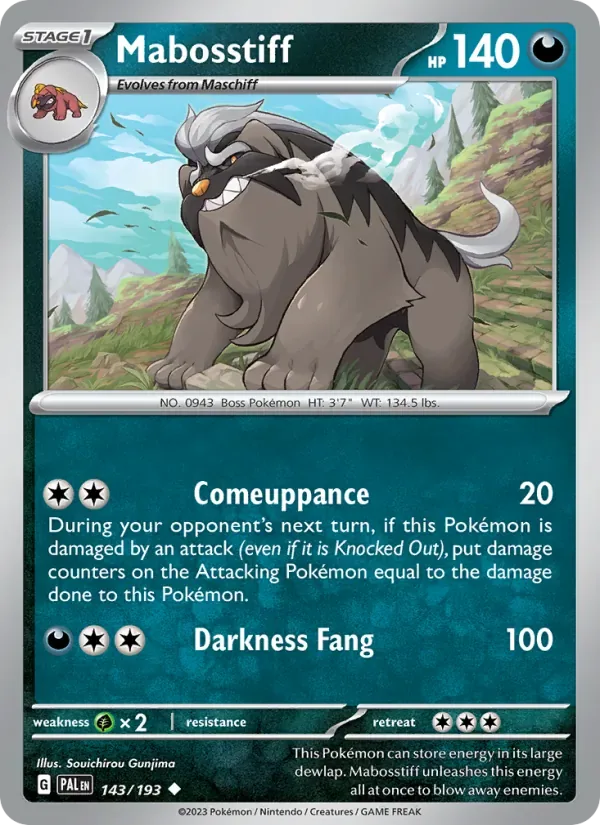 Mabosstiff, Paldea Evolved