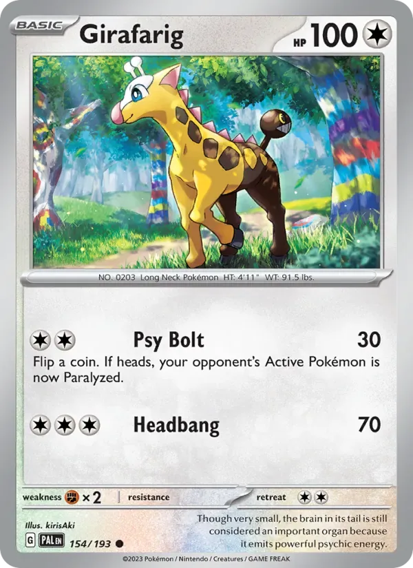 Girafarig, Paldea Evolved