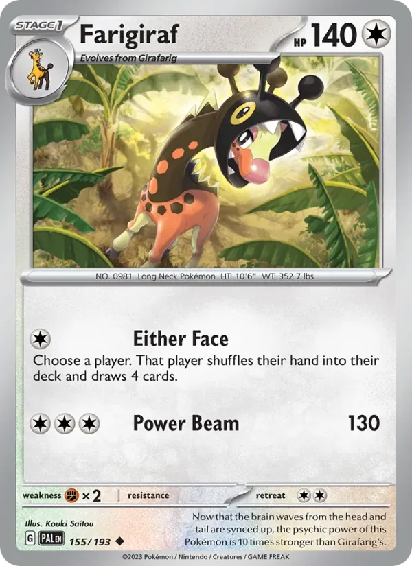 Farigiraf, Paldea Evolved