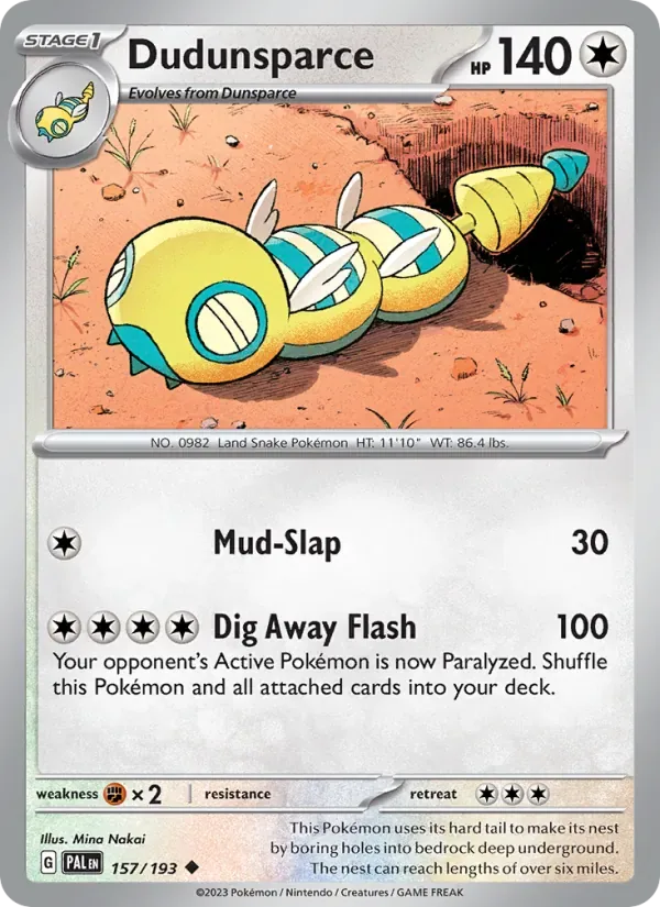 Dudunsparce, Paldea Evolved