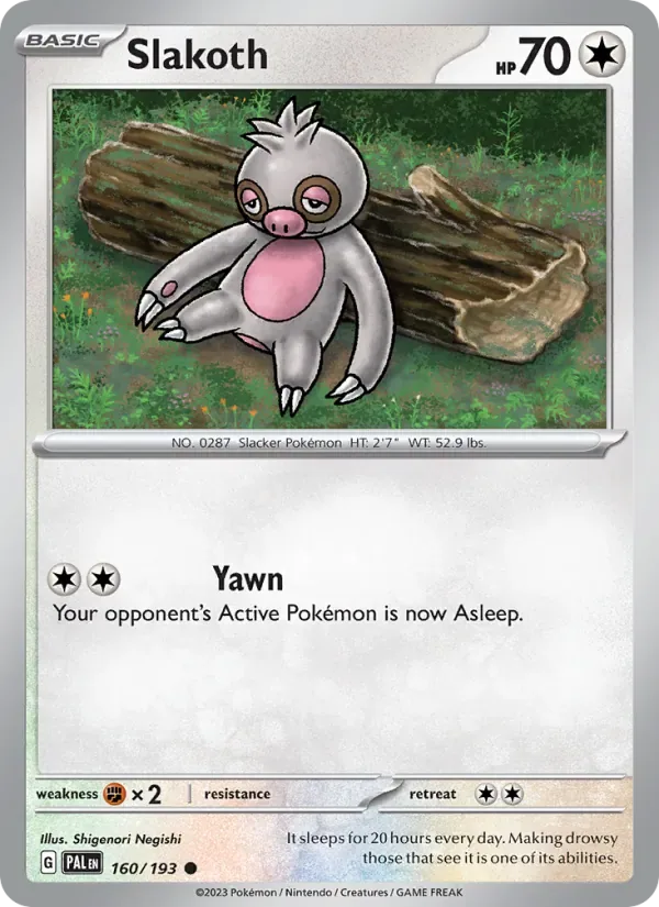 Slakoth, Paldea Evolved