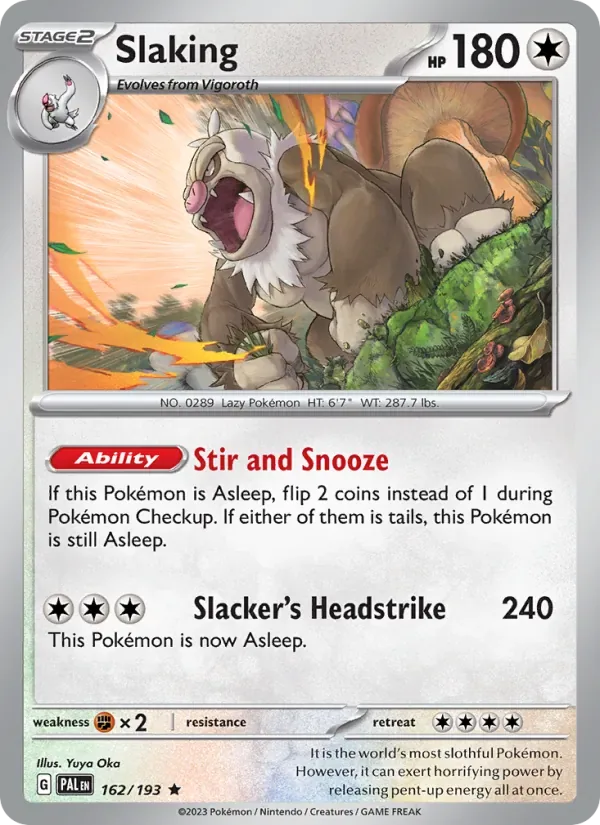 Slaking, Paldea Evolved