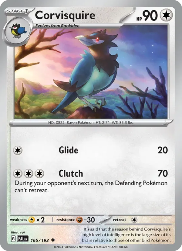 Corvisquire, Paldea Evolved